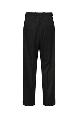 Black wool and viscose blend trousers GOLDEN GOOSE | GMP01508P00117090100